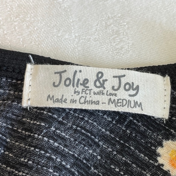 Summer Spring Mini Dress Black with Daisy Print Open Back Ties at neck Stretch - Picture 10 of 12